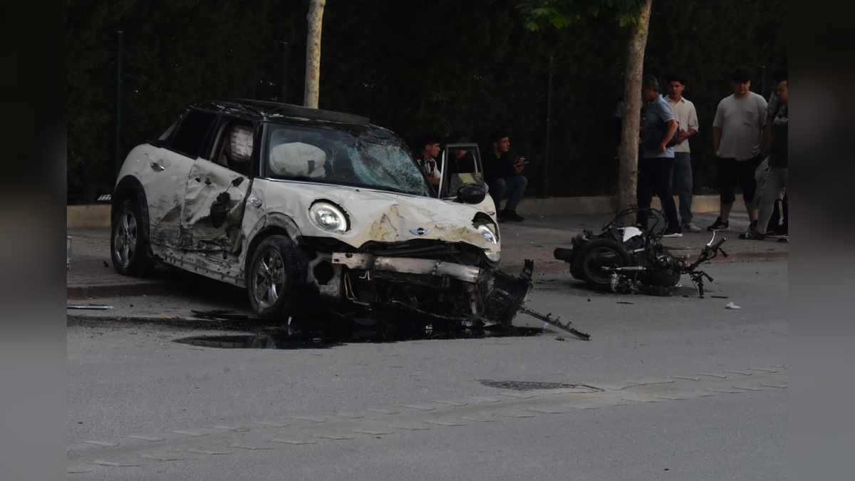 Konya'da motosikletli kurye hayatını kaybetti