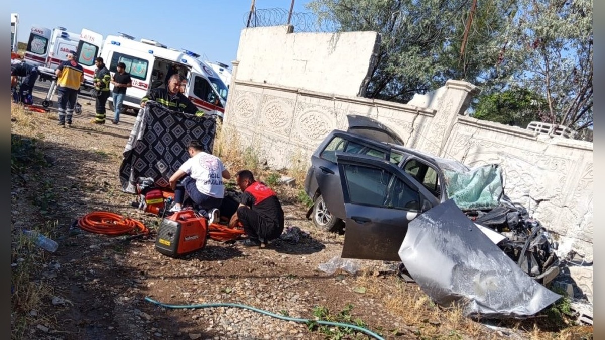 Bismil'de kaza: 1 ölü, 6 yaralı