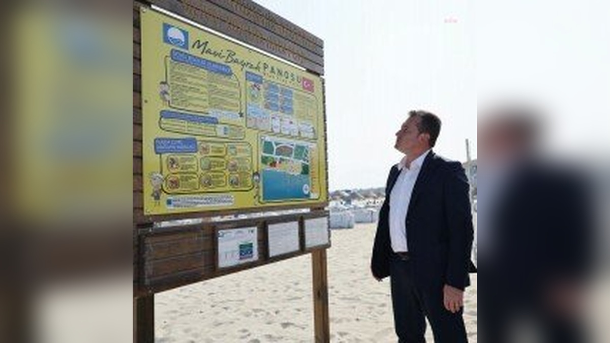 Silivri'de yenilenen halk plajı hizmete açıldı