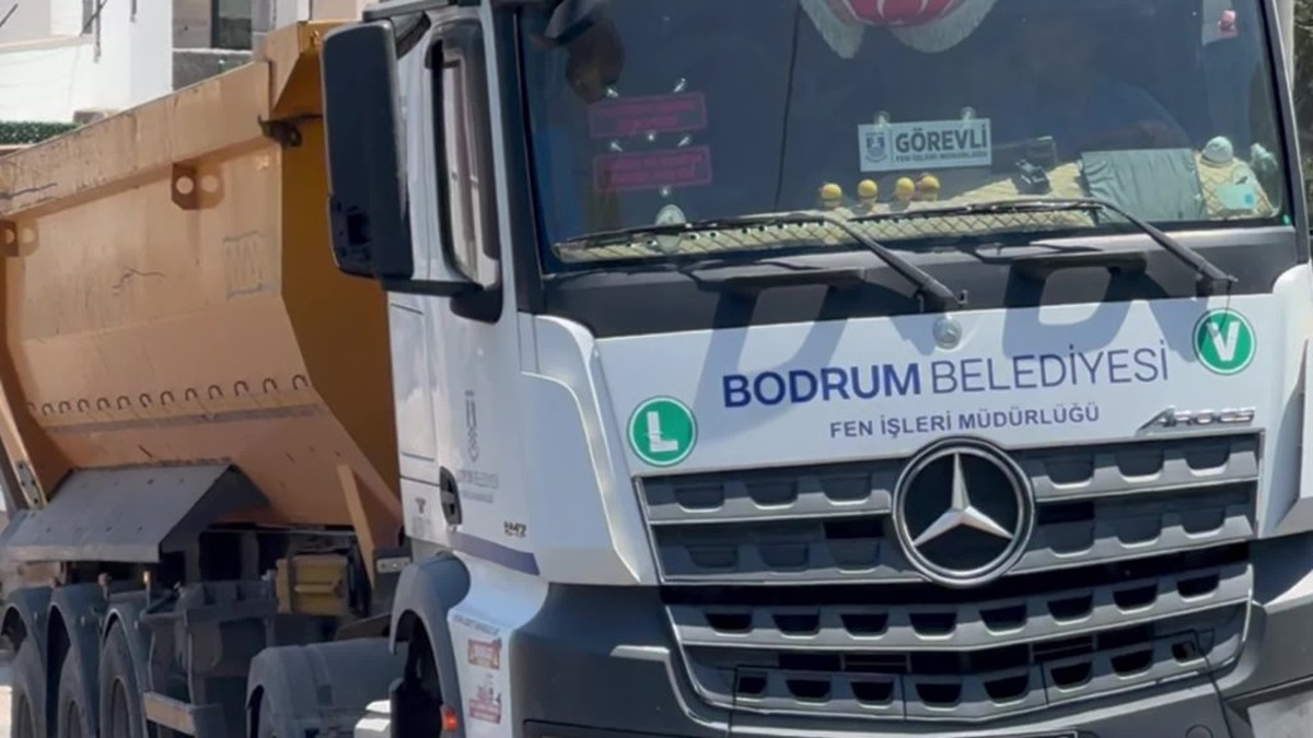 Bodrum Küçükbük'te üstyapı çalışmaları tamamlandı