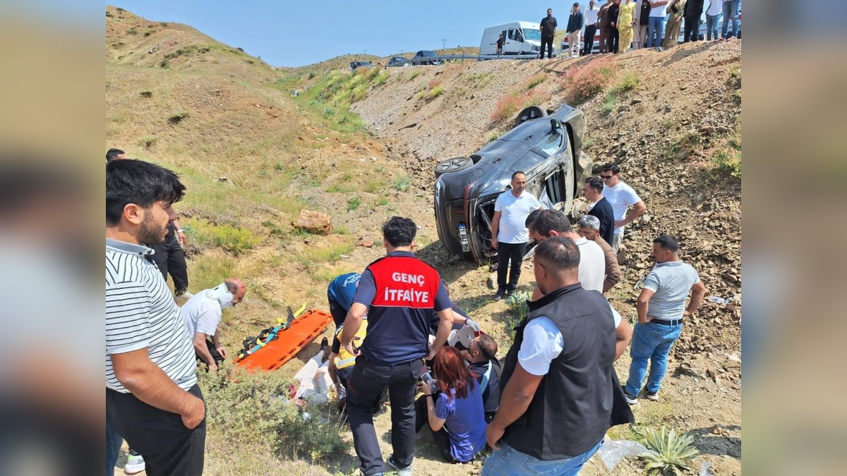 Bingöl'de Genç ilçesinde kaza: 5 yaralı