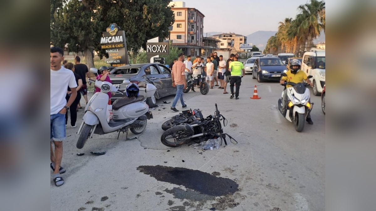 Hatay'da motosiklet kazası: 1 ölü, 1 yaralı