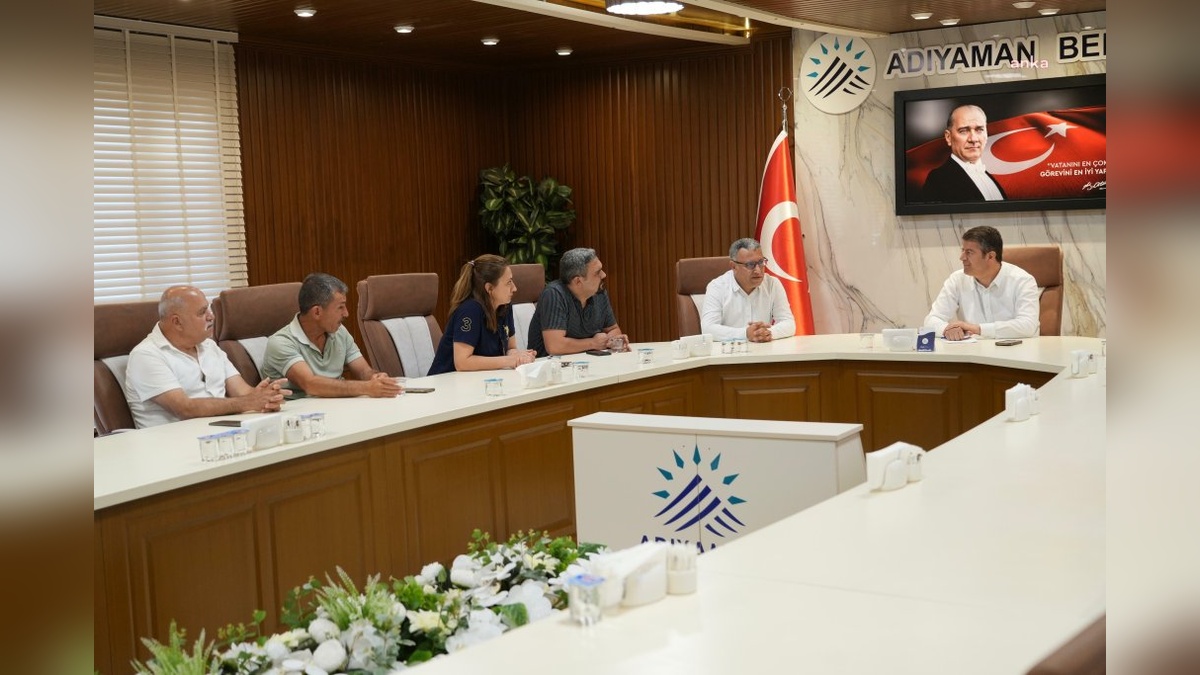 Adıyaman Belediye Başkanı Tutdere, Kent Konseyi Başkanı Altunbaş'ı kabul etti