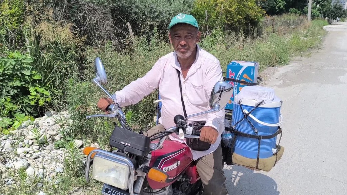 Osmaniye'de seyyar dondurmacı Kasım Yel: 'Eskisi gibi dondurma yiyen yok'