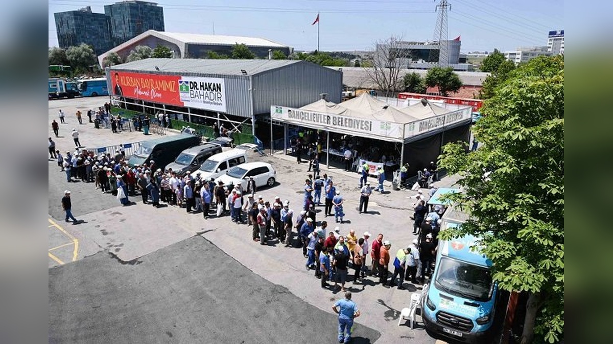 Bahçelievler'de modern kurban pazarı: 6 bin 500 hayvan kesildi