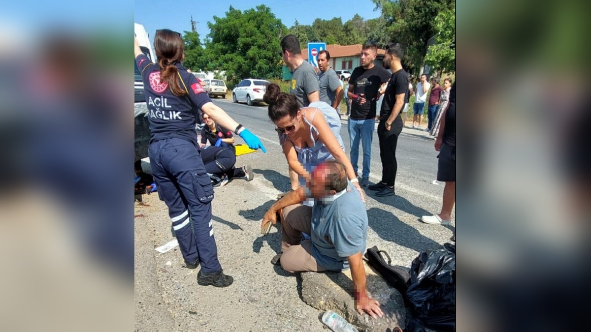 Kuşadası'nda kamyonet kazası: 1 ölü, 2 yaralı