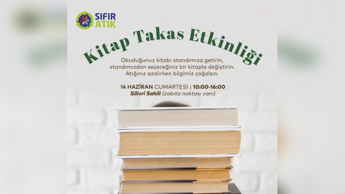 Silivri'de kitap takası: Dünya Çevre Haftası etkinliği