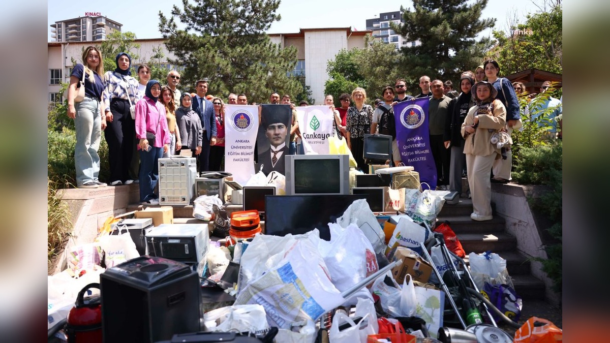 Çankaya Belediyesi'nden geri dönüşüm projesi: Atık elektronik eşyalar geri dönüşüme