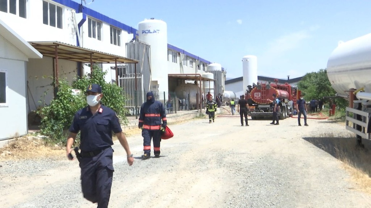Elazığ'da dolum tesisinde patlama: 3 kişi gazdan etkilendi