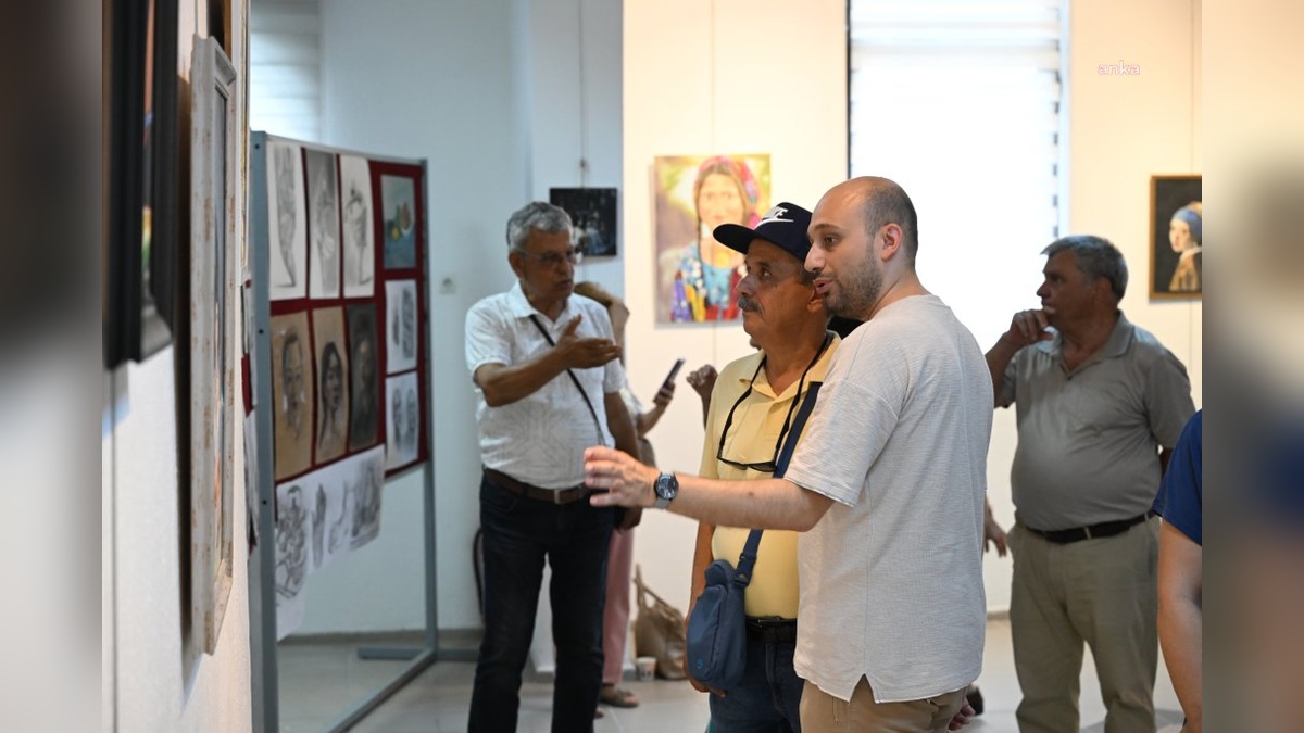 Aydın'da sanat kursları sergisi: 150 eser sanatseverlerle buluştu