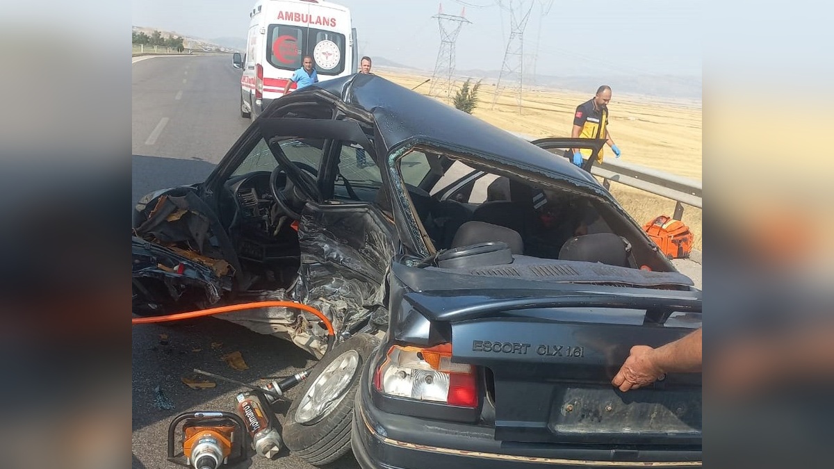 İslahiye'de trafik kazası: 1 ölü, 1 yaralı