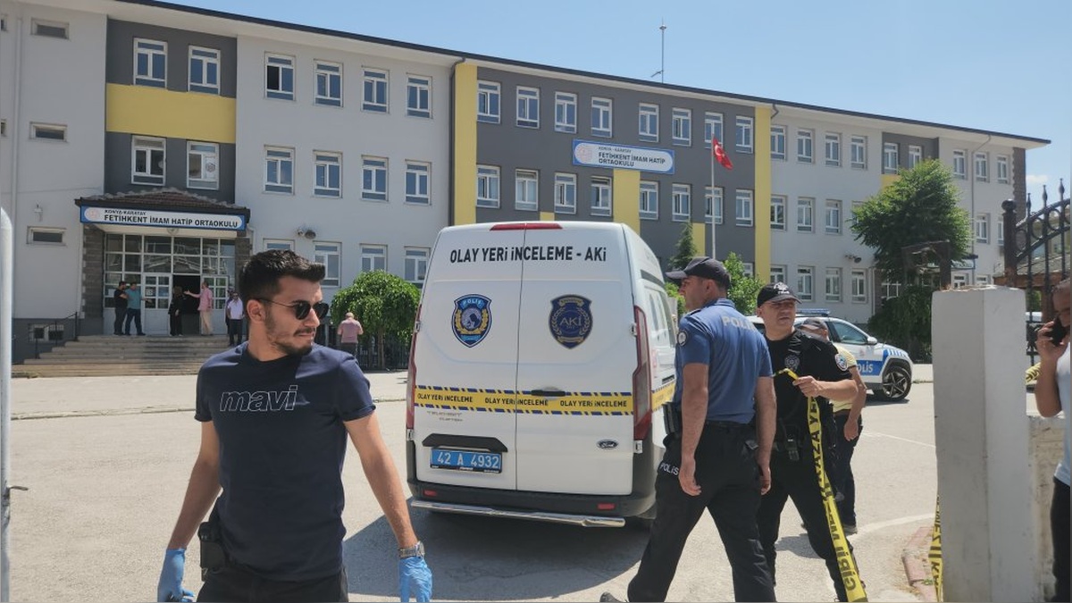 Konya'da öğretmen silahlı saldırıda öldürüldü