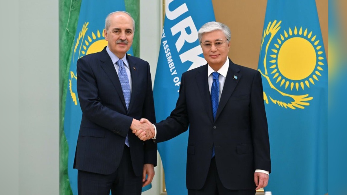 Kurtulmuş, Tokayev tarafından kabul edildi