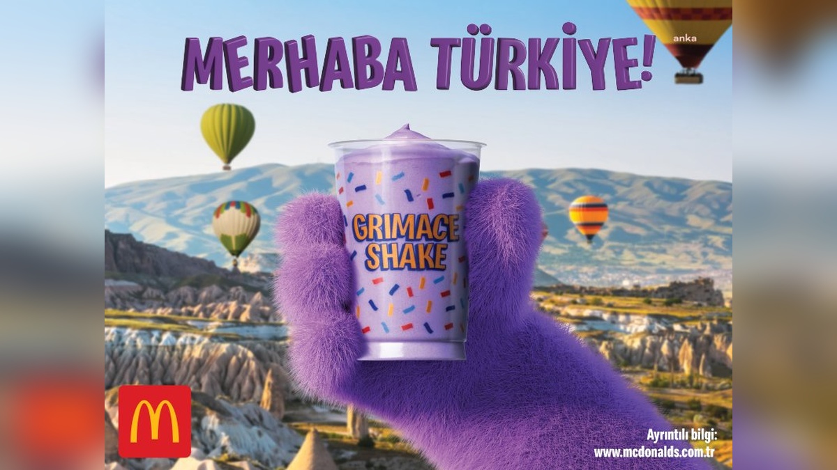 McDonald's Türkiye, Grimace Shake ile yaz aylarına 'mor' bir ferahlık katıyor