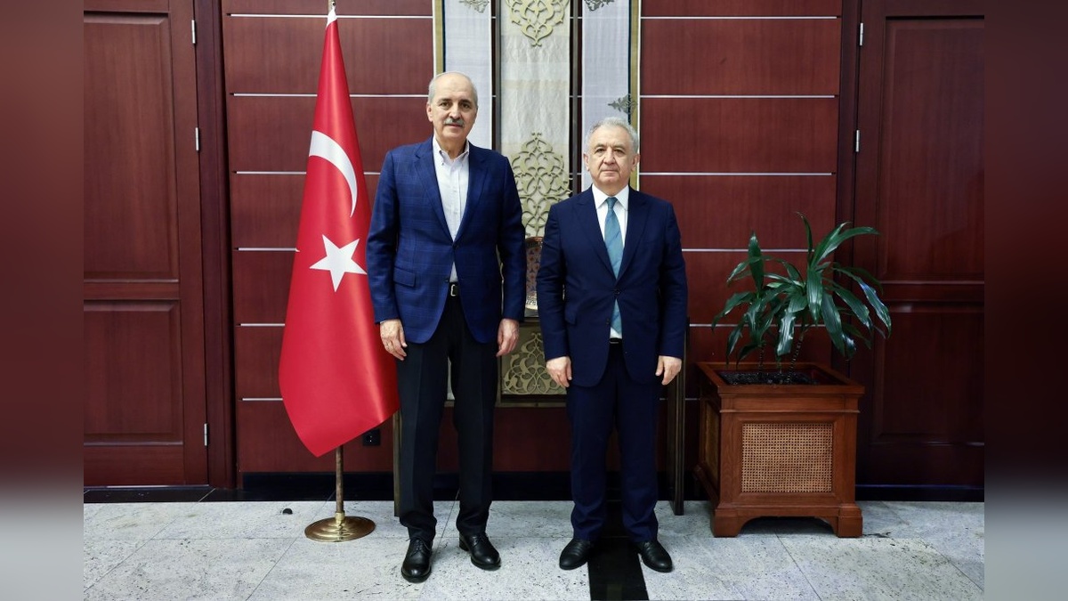 Kurtulmuş, Kazakistan'da Türkiye Büyükelçiliği'ni ziyaret etti