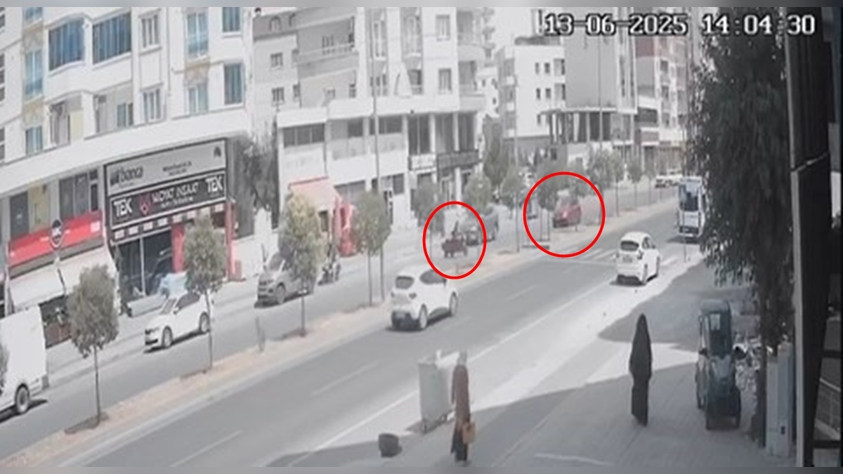 Midyat'ta kaza: 3 tekerlekli motosiklete otomobil çarptı