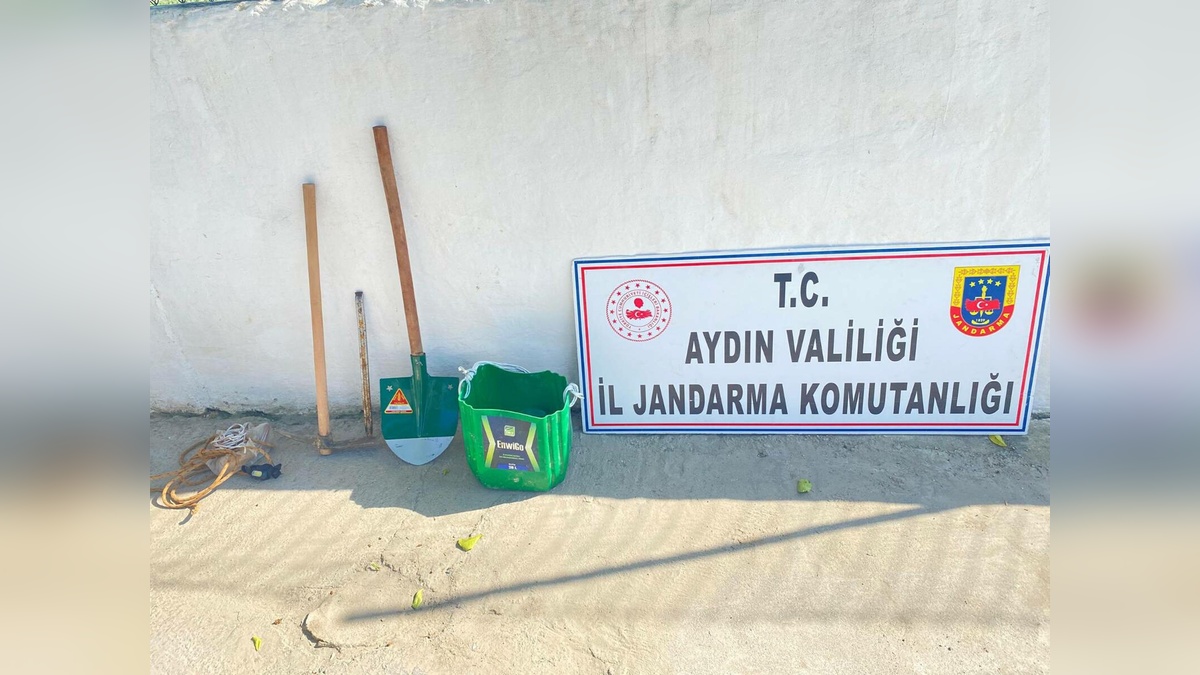 Didim'de kaçak kazı yapan 6 şüpheli tutuklandı