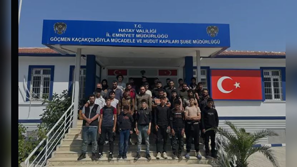 Hatay'da 31 kaçak göçmen yakalandı
