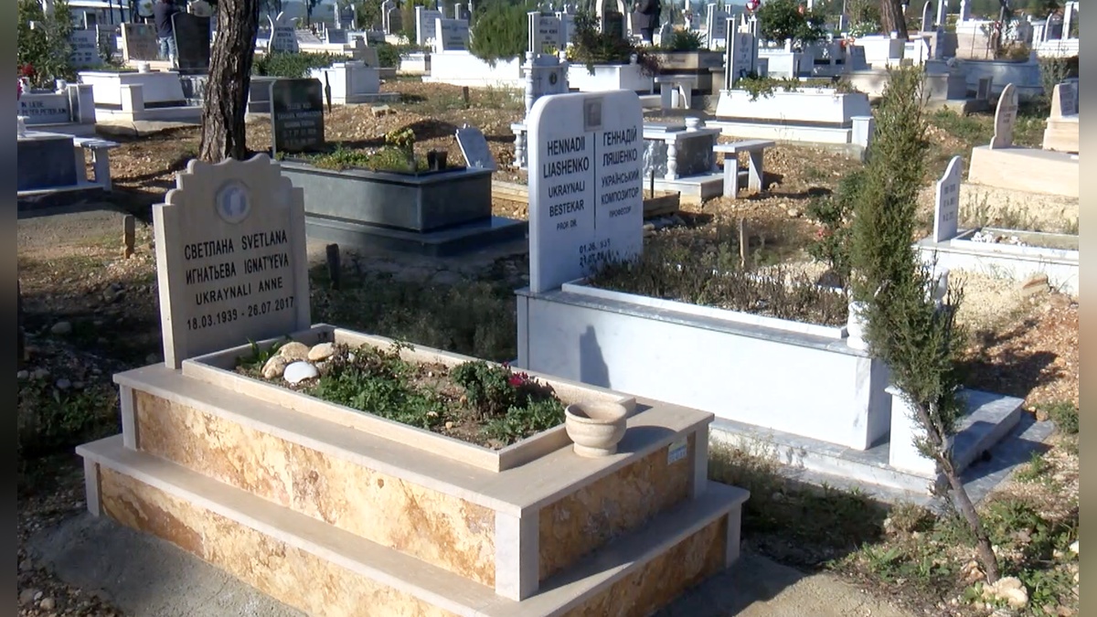 Antalya'da yabancı mezar sayısı artıyor