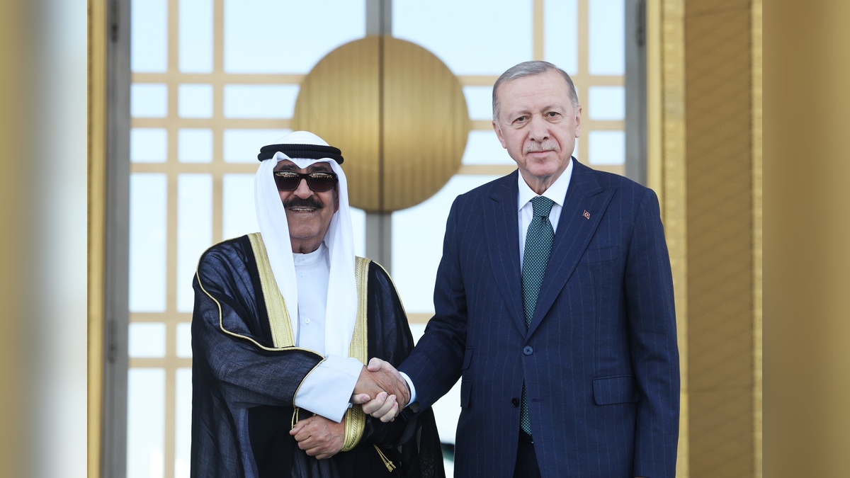 Cumhurbaşkanı Erdoğan, Şeyh El Sabah ile görüştü: İsrail'in saldırıları güvenlik riski oluşturuyor