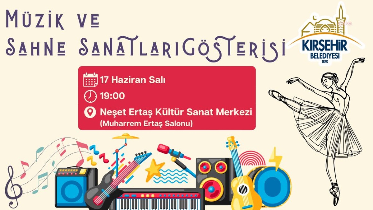 Kırşehir'de müzik ve sanat gösterisi: Belediye Başkanı Ekicioğlu davet etti