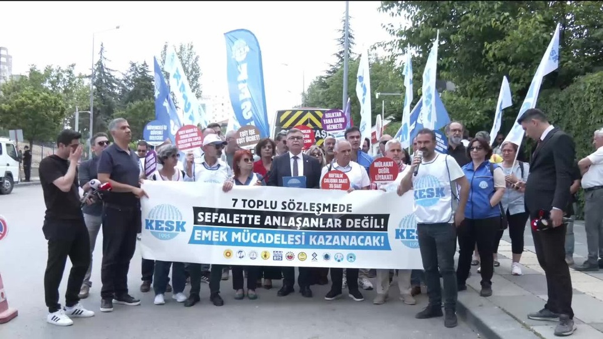 KESK Başkanı Karagöz: Kamu emekçileri yoksulluk ve güvencesizlikle karşı karşıya