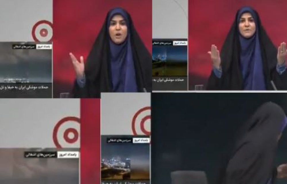 İran Devlet Televizyonu canlı yayın sırasında böyle saldırıya uğradı