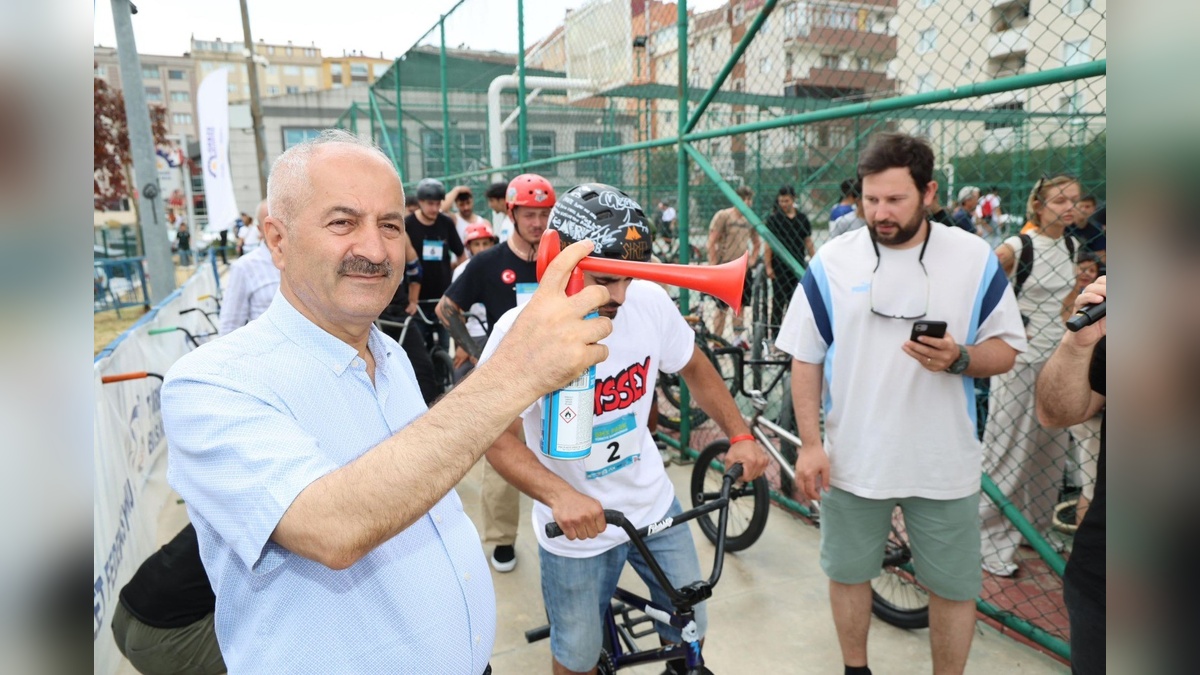 Gebze'de BMX Park Türkiye Şampiyonası: Rafet Efe Vatansever birinci oldu