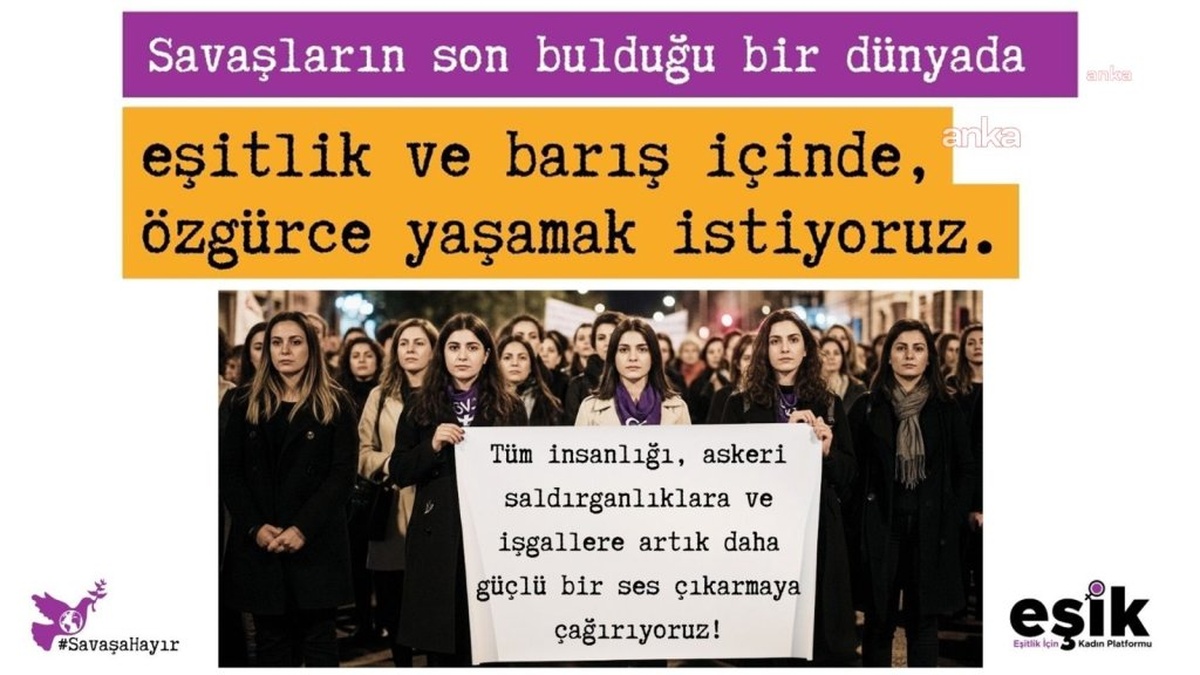 EŞİK'ten İsrail-İran Savaşı Açıklaması: 'Otoriter Eril Kafalar Dünyanın Sonunu Hazırlıyor'
