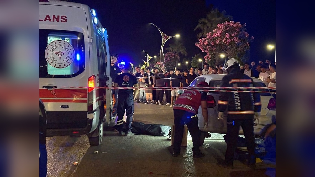 Karasu'da feci kaza: Çöp atmaya çıkan kadına cip çarptı, sürücü teslim oldu