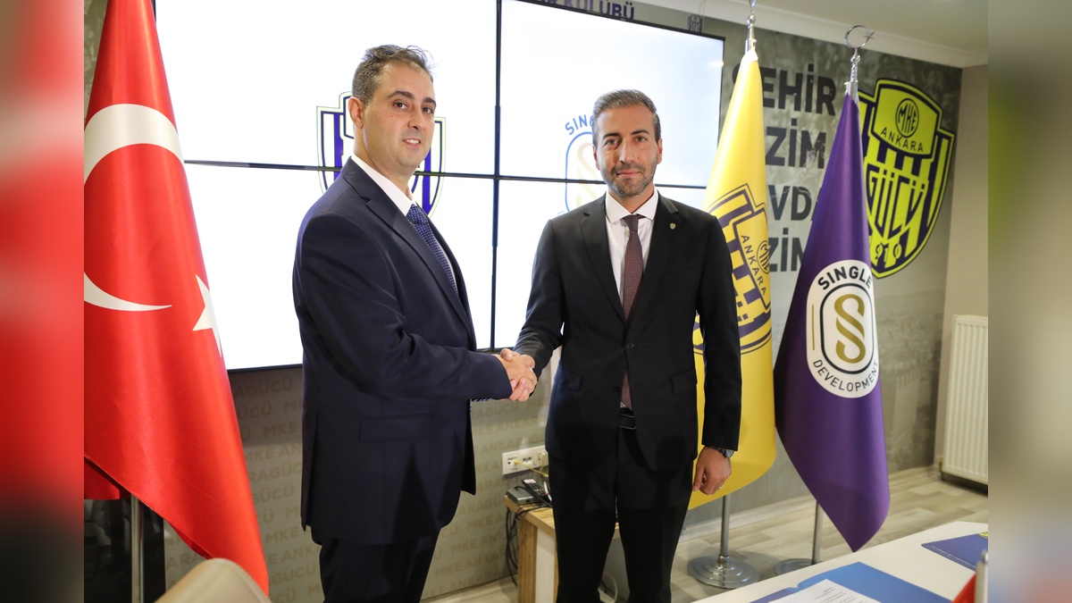 MKE Ankaragücü, Single Development ile sponsorluk anlaşması imzaladı