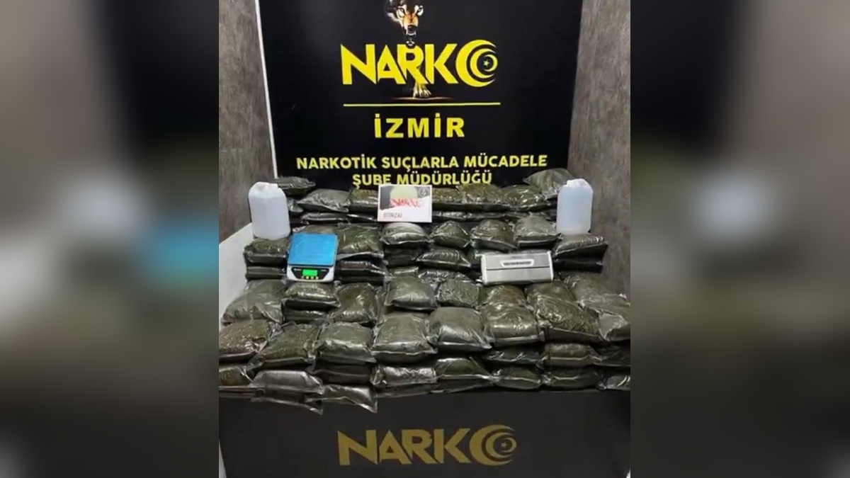 İzmir'de büyük bonzai operasyonu: 126 kilo 100 gram ele geçirildi