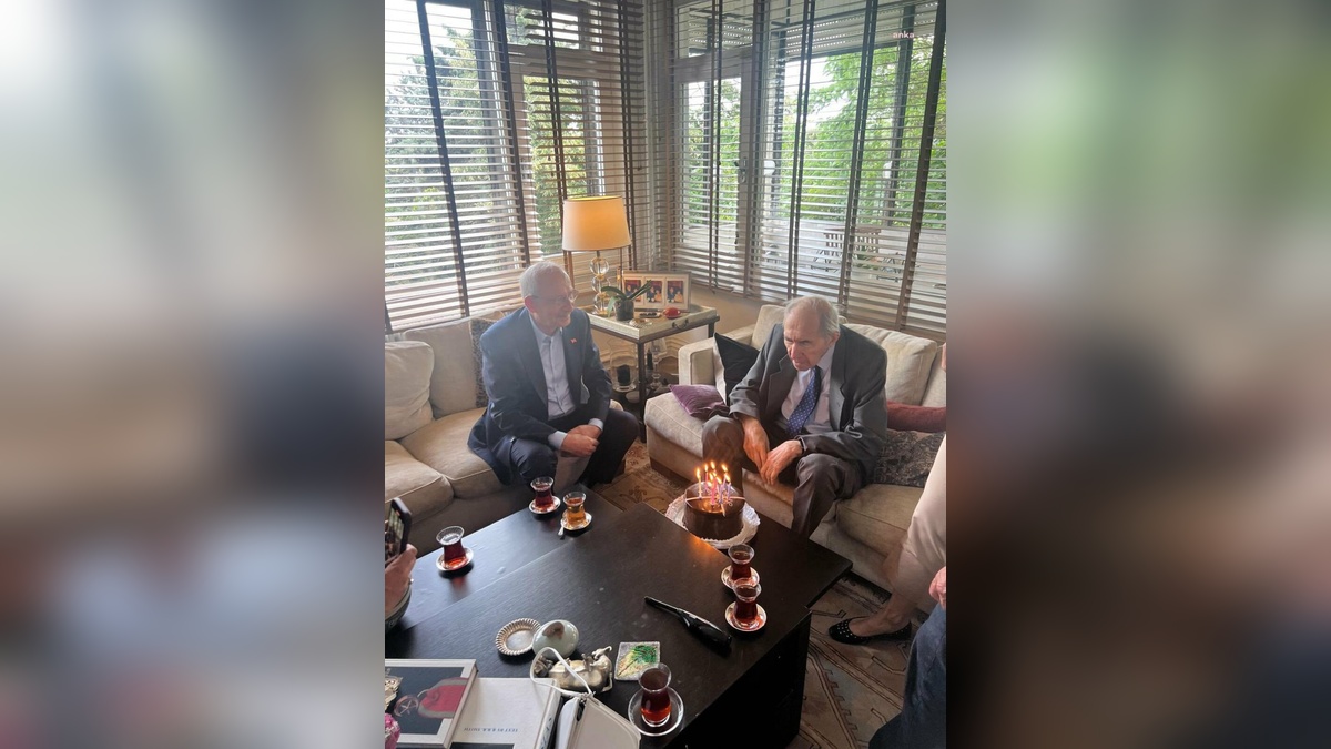 Kılıçdaroğlu, Altan Öymen'i ziyaret etti