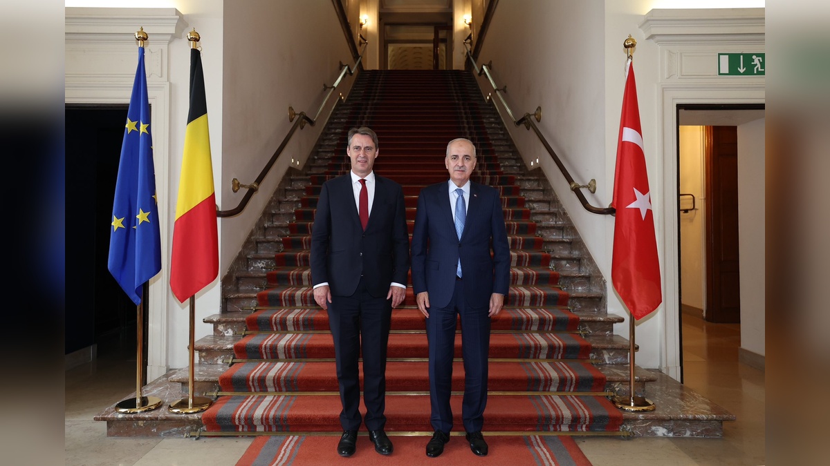 Kurtulmuş, Belçika Senato Başkanı Blondel ile görüştü