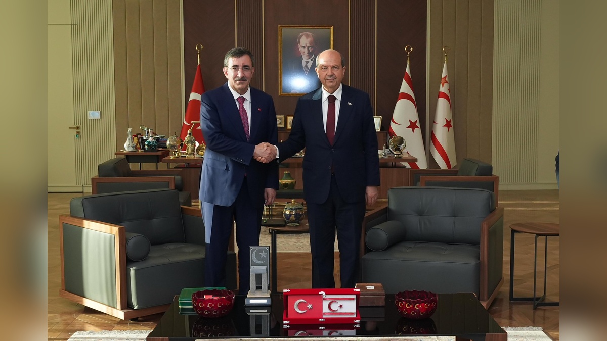 Yılmaz, KKTC'de Tatar ve Üstel ile görüştü: Ekonomik iş birliği ele alındı
