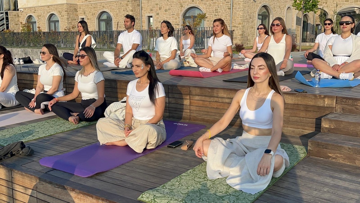 Kapadokya'da Yoga Günü etkinliği
