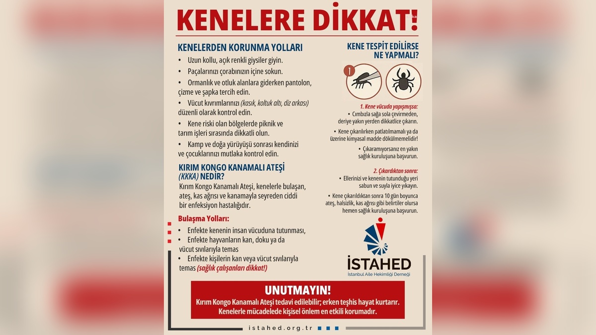 İSTAHED Başkanı Kaya: Kırım Kongo Kanamalı Ateşi'nden korunma yolları