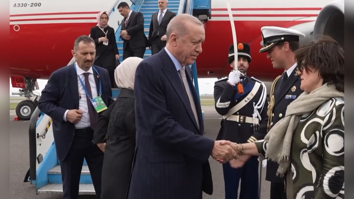 Erdoğan, NATO Zirvesi için Amsterdam'da