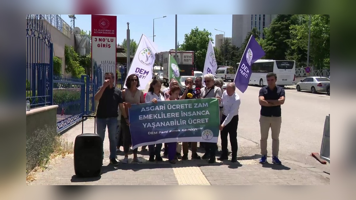 DEM Partisi: Asgari Ücret Açlık Sınırının Altında, Emeklilere İnsanca Yaşam Gerek