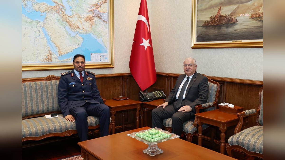 Yaşar Güler, Katar Askeri Ataşesi'ni kabul etti