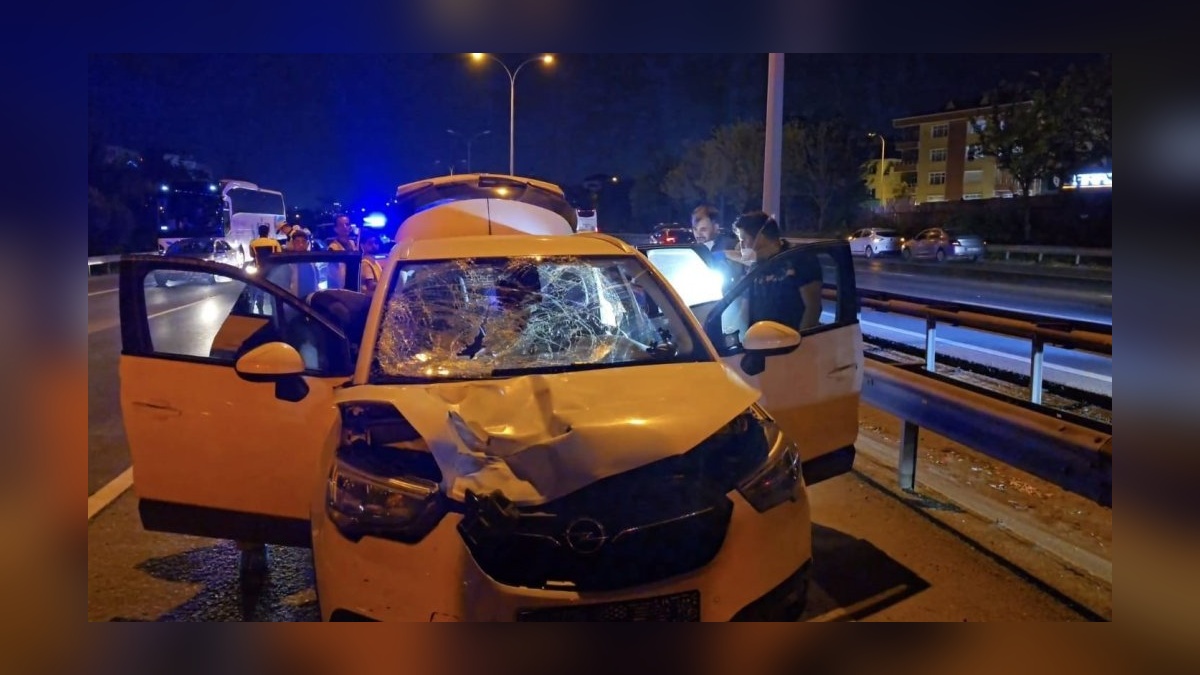 Sultanbeyli TEM Otoyolu'nda kaza: 1 ölü