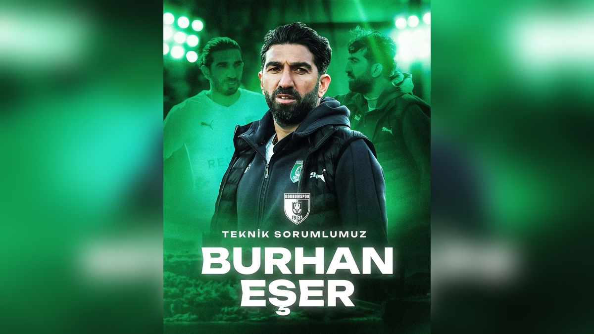 Bodrum FK'da yeni teknik direktör Burhan Eşer