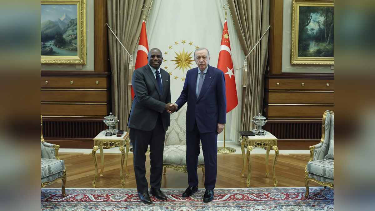 Erdoğan, David Lammy'yi kabul etti