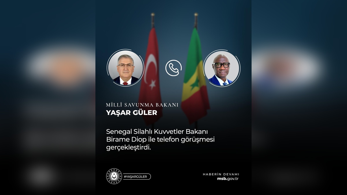 Güler ve Diop görüştü: Savunma ve güvenlik iş birliği ele alındı