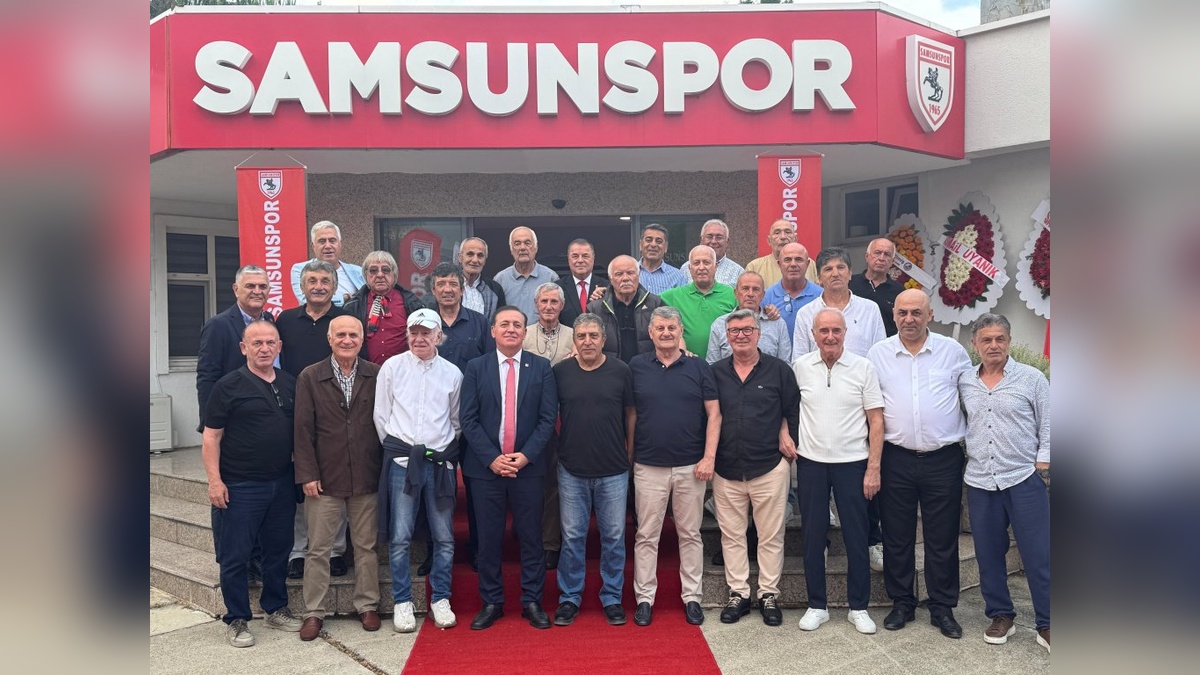 Samsunspor'un 60. yılı kutlandı: Birlik ve beraberlik mesajları verildi