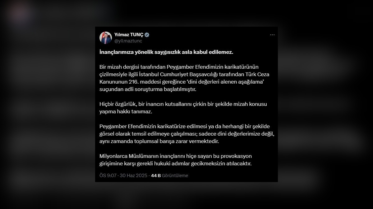 Leman Dergisi'nde Peygamber Efendimiz karikatürü: 4 şüpheli hakkında gözaltı kararı