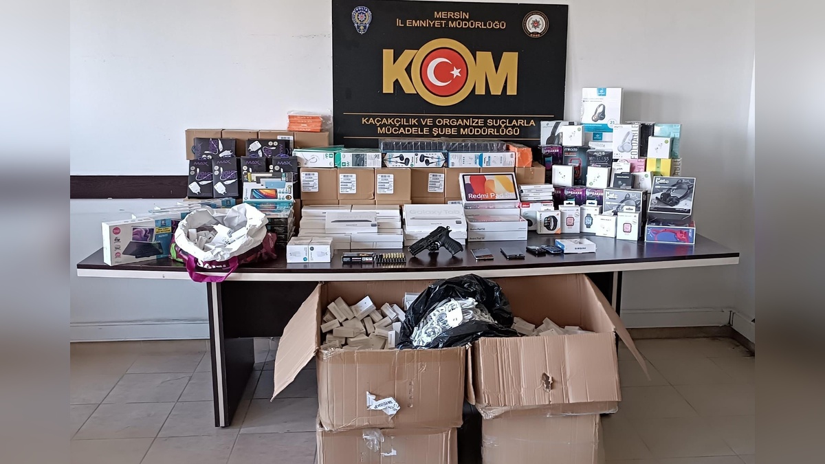 Tarsus'ta gümrük kaçakçılığı operasyonu: 12 gözaltı, 2 tutuklama