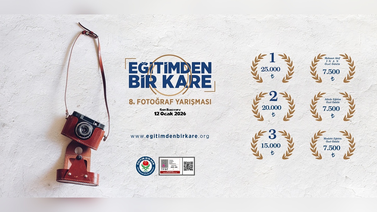 Eğitim-Bir-Sen'den 'Eğitimden Bir Kare' fotoğraf yarışması