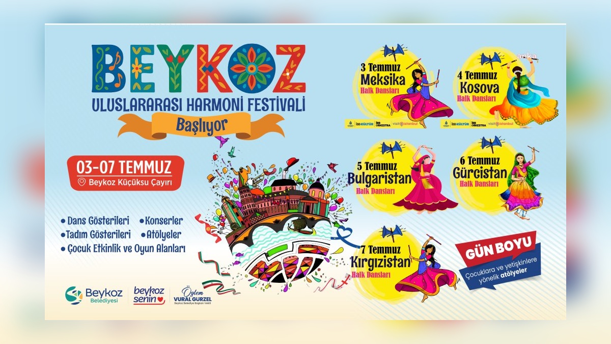 Beykoz'da Uluslararası Harmoni Festivali: Küçüksu Çayırı'nda dünya renkleri buluşuyor