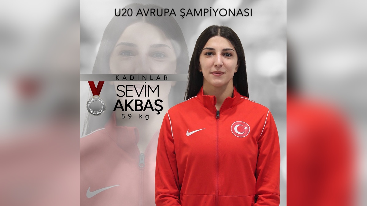 Sevim Akbaş Avrupa'da gümüş madalya kazandı